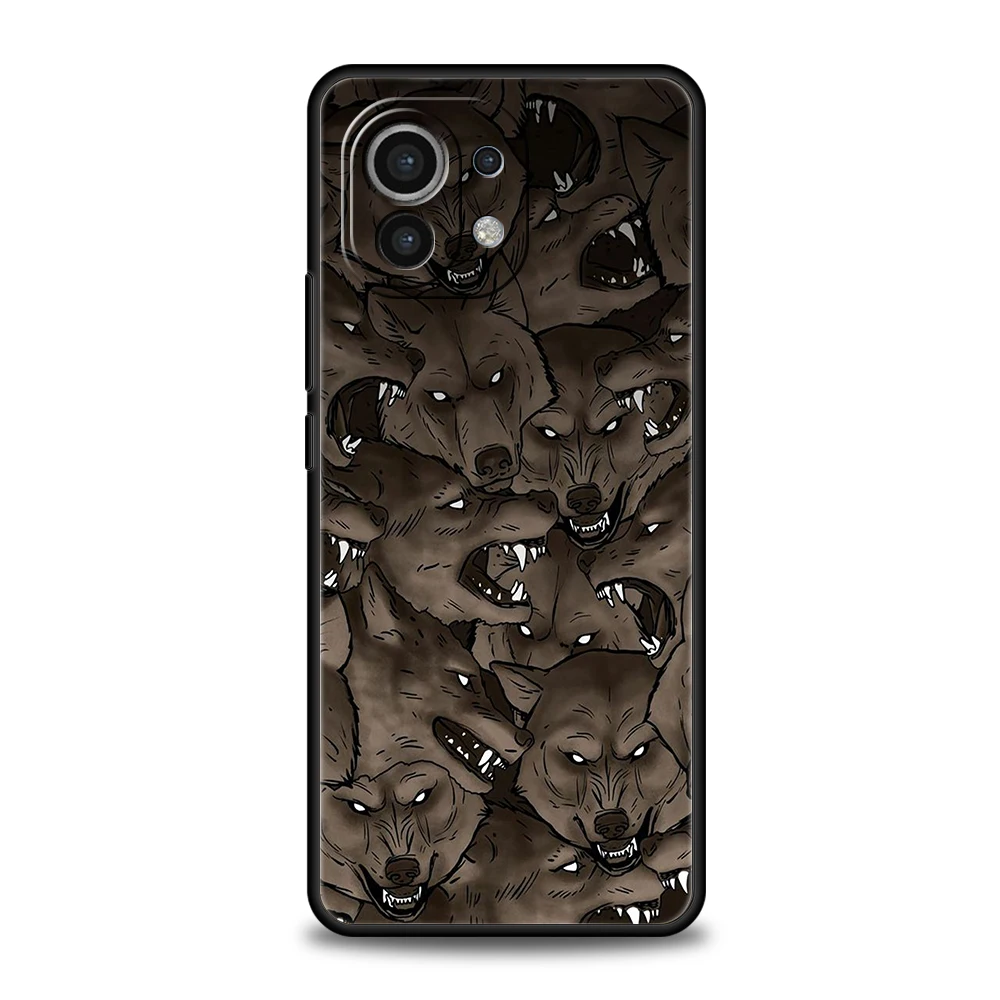 Mond brüllende Wolf Telefon hülle für Xiaomi Poco C51 F3 x3 x4 GT NFC M3 M4 M5 Mi 13 12 11 Ultra 12T Pro Lite 5G Silikon hülle Capas – Detail 7