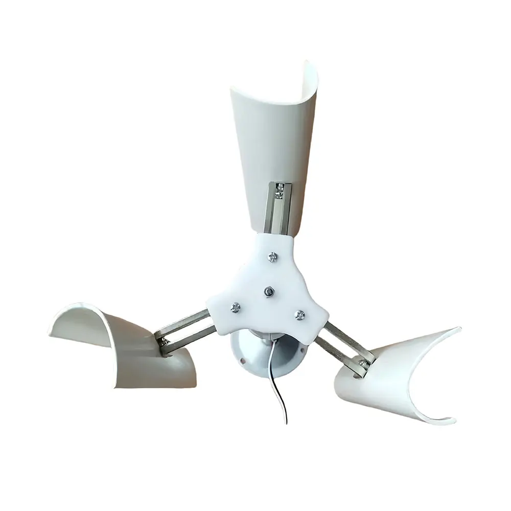 Vertical Three-blade Wind Generator Model Three-phase Permanent Magnet Brushless Generator Low-speed Windmill Portable tools solar wind generator