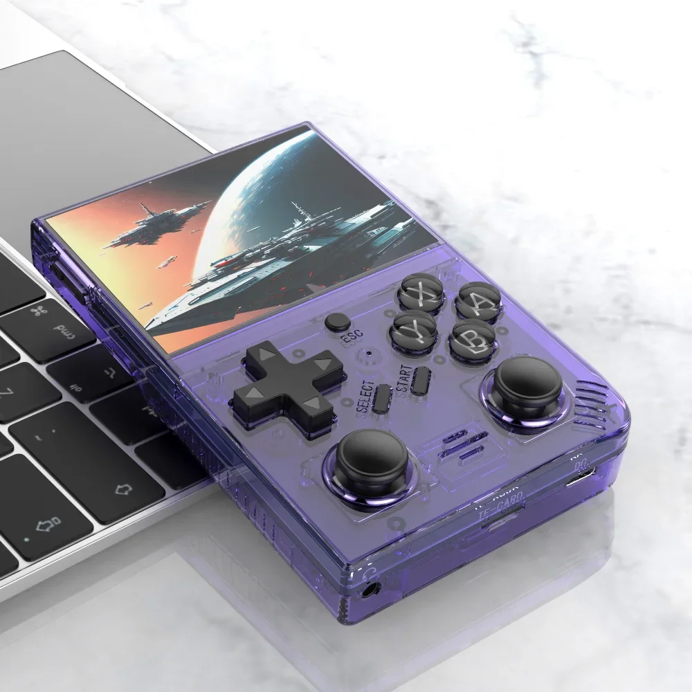 R35PlUS Retro Handheld 3.5 Inch Game Console Linux System Double Joystick Portable Pocket Video Player_voghion.com