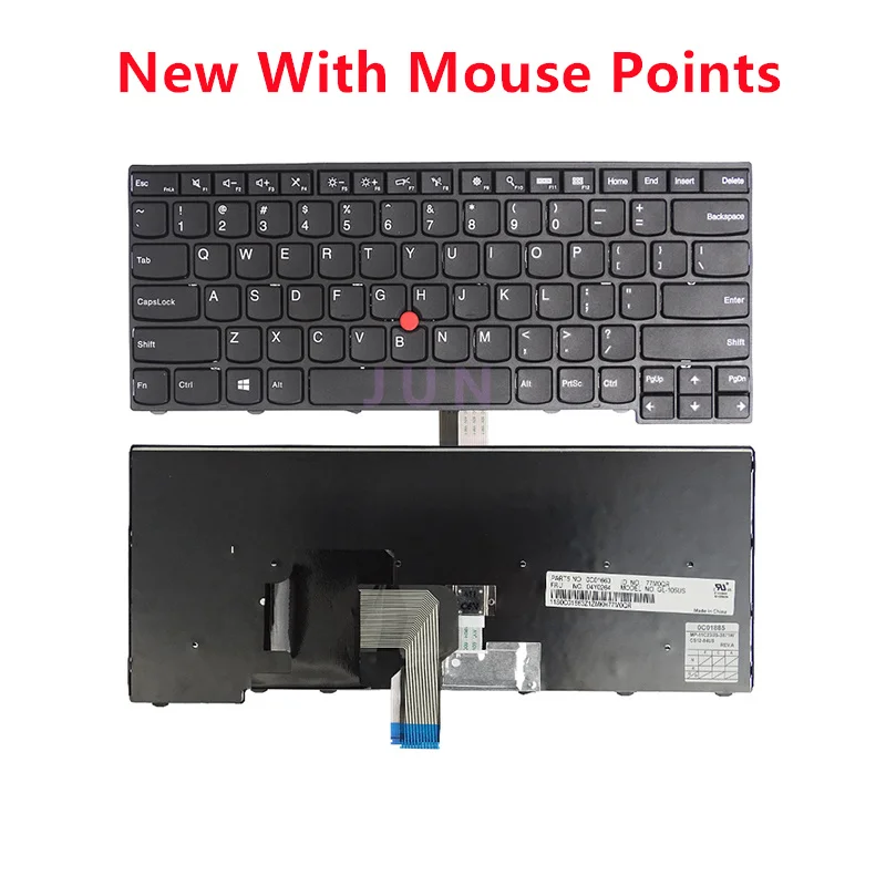 Notebook English keyboard 04Y0862 For Lenovo ThinkPad T440 T440P T440S T450 T450S T460 L440 L450 L460 L470 T431S E431 E440 laptop keyboard