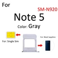 Note 5 Single Gray