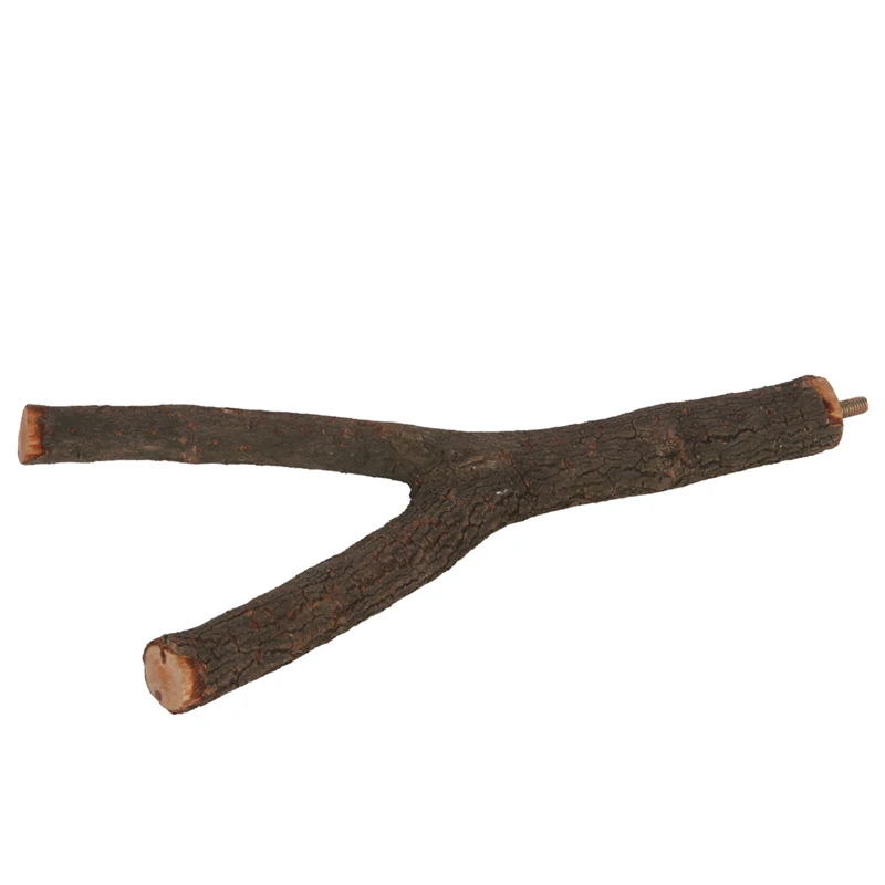 Wooden Bird Perch Stick – Natural Cage Stand Tree Branch (15/20/30cm) 5