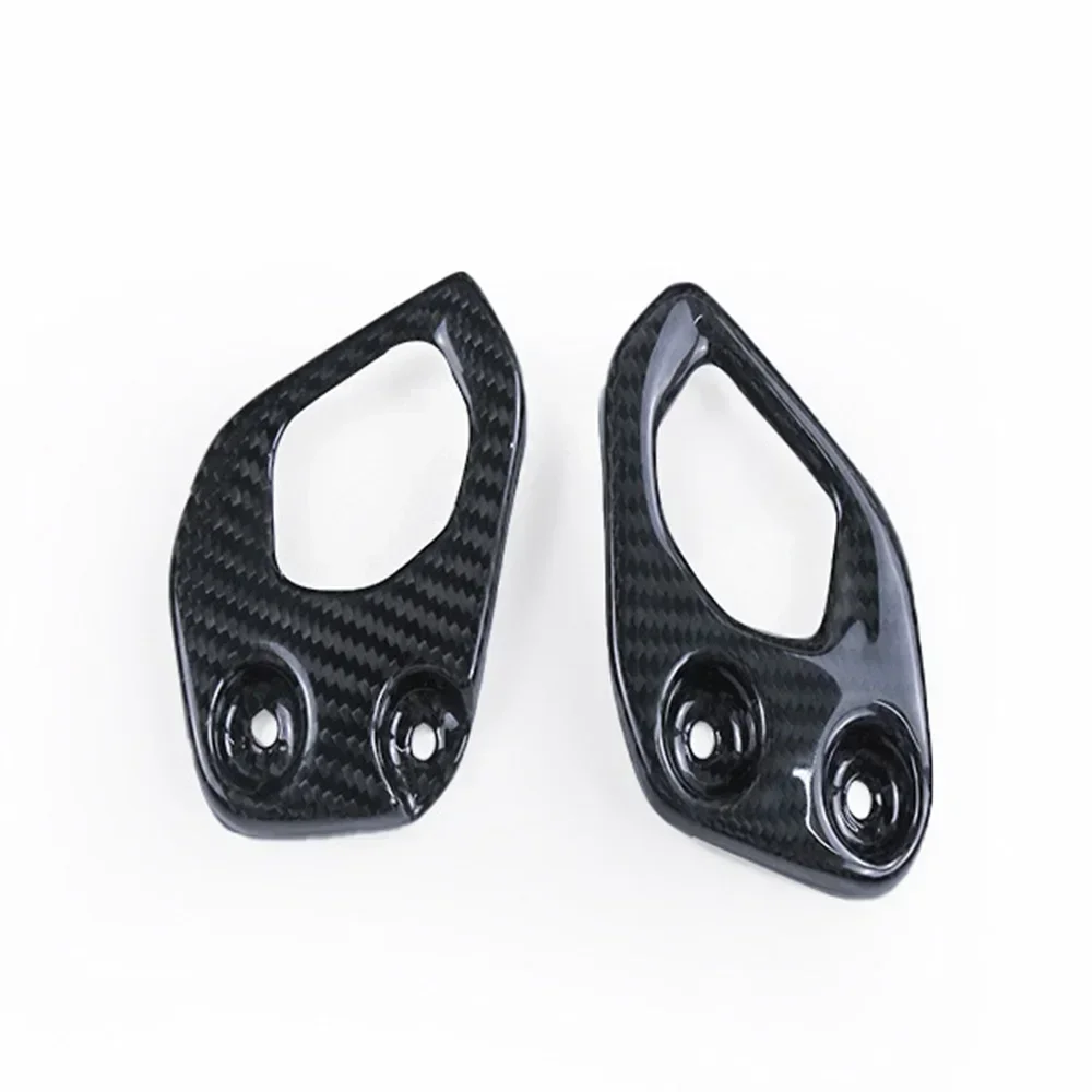 For BMW R1200GS R1250G 100% 3K Carbon Fiber Heel Guards Motorcycle Accessories Spare Parts Heel Plate Cover Guard Protector