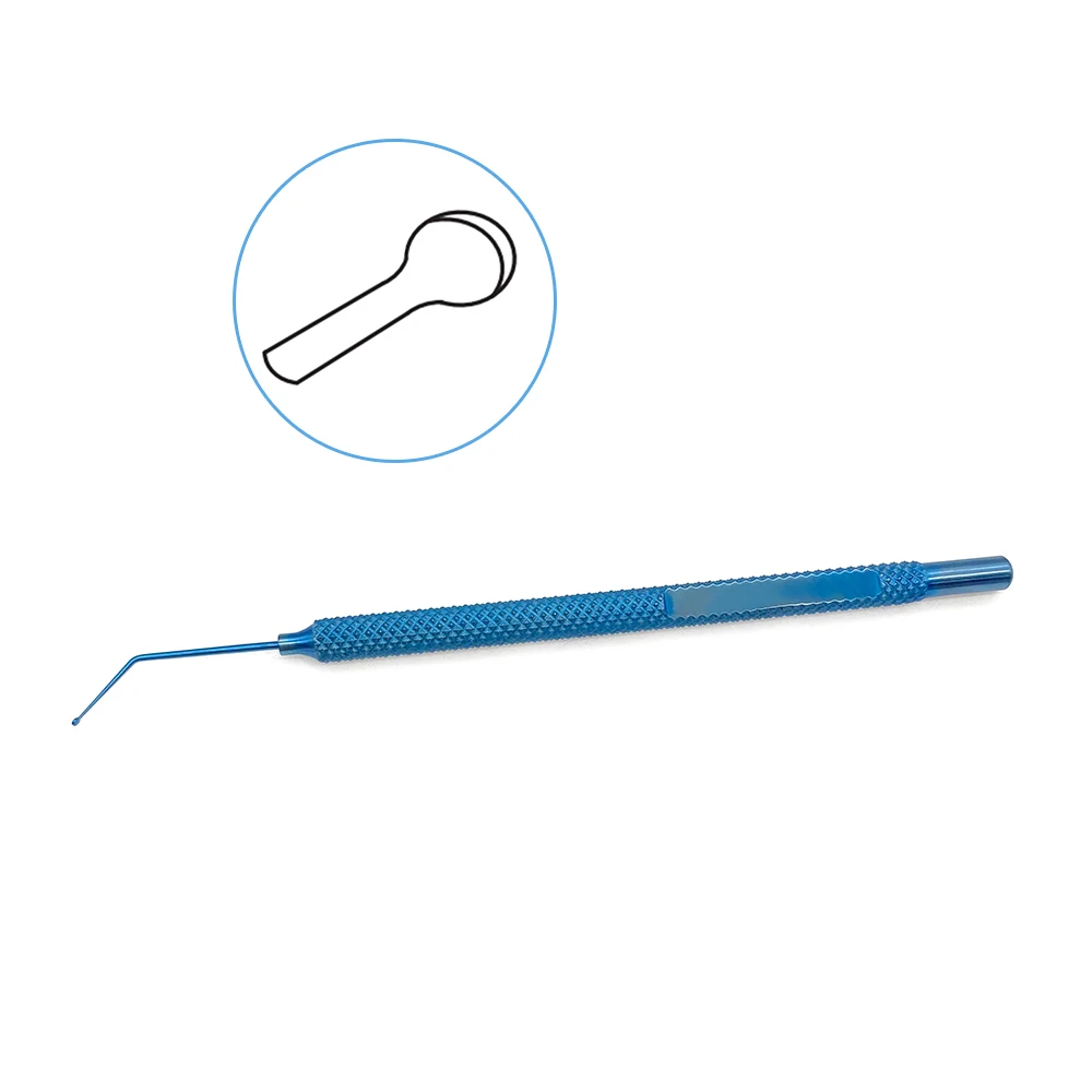 

ICL Manipulator Hook Disc tip Titanium Ophthalmic pet Surgical Instruments Eye Double Eyelid hook