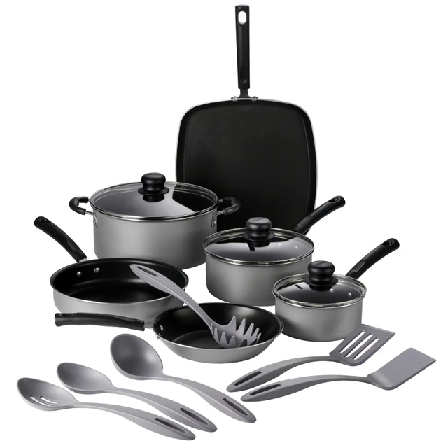 Tramontina Primaware 18 Piece Non-stick Cookware Set, Steel Gray -  AliExpress