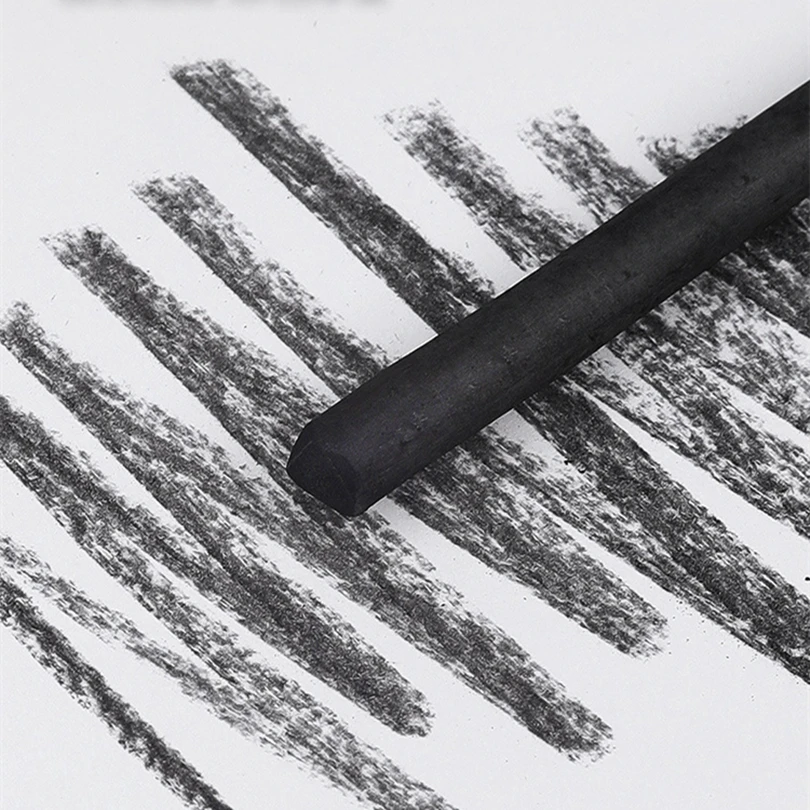 10Pcs/box Professional of Sketch Pen Sketch Drawing Willow Charcoal Pencil Painting Design with Charcoal Strips Art Supplies