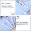 50 Pcs Nail Polish Replacement Brush Supplies Bottle Accessory Plastic Set Portable Shop 2