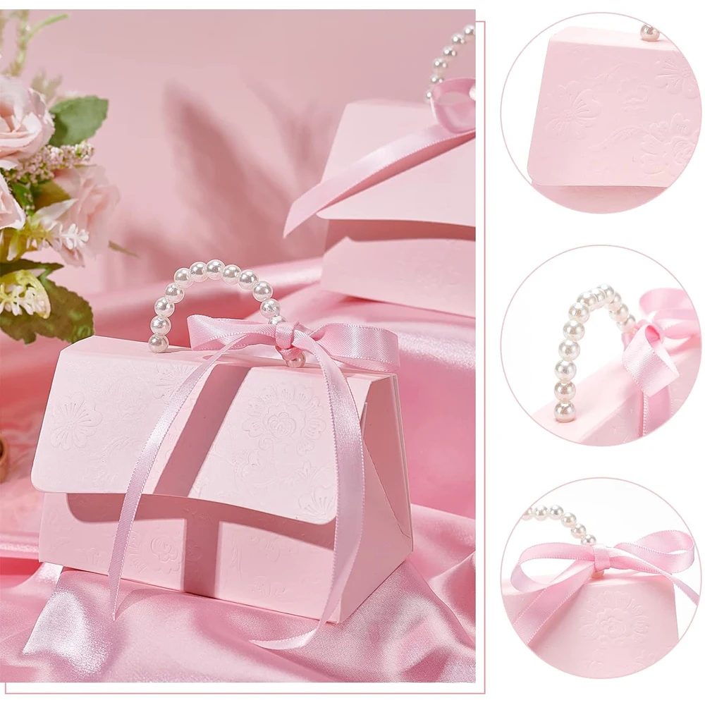 Cajas De Favores Para Bodas - Diseño Con Mariposas, Corazones Y Dulces, Para Detalles De Boda