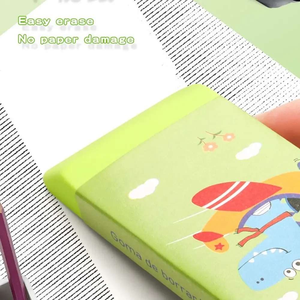 Cartoon Huge Eraser Super Large Block Pencil Eraser Without Leaving Marks Astronauts/Dinosaur Student Art Painting Rubber Eraser 3