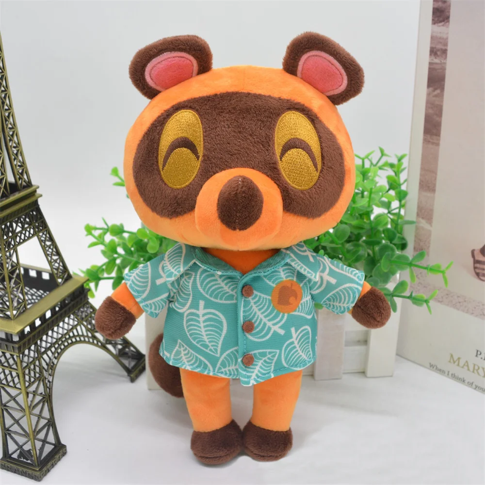 Brinquedo de pelรบcia infantil Animal Crossing Brinquedos Anime recheados, peluches Kawaii, boneca dos desenhos animados, presentes de aniversรกrio