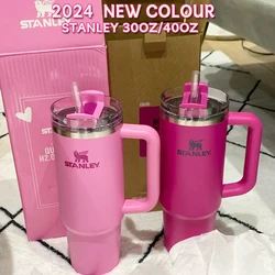 2024 Stanley Quencher H2.0 FlowState Tumbler 30oz/40oz Insulated Thermal Coffee Cup Stainless Steel Travel Mug Vacuum Insulated