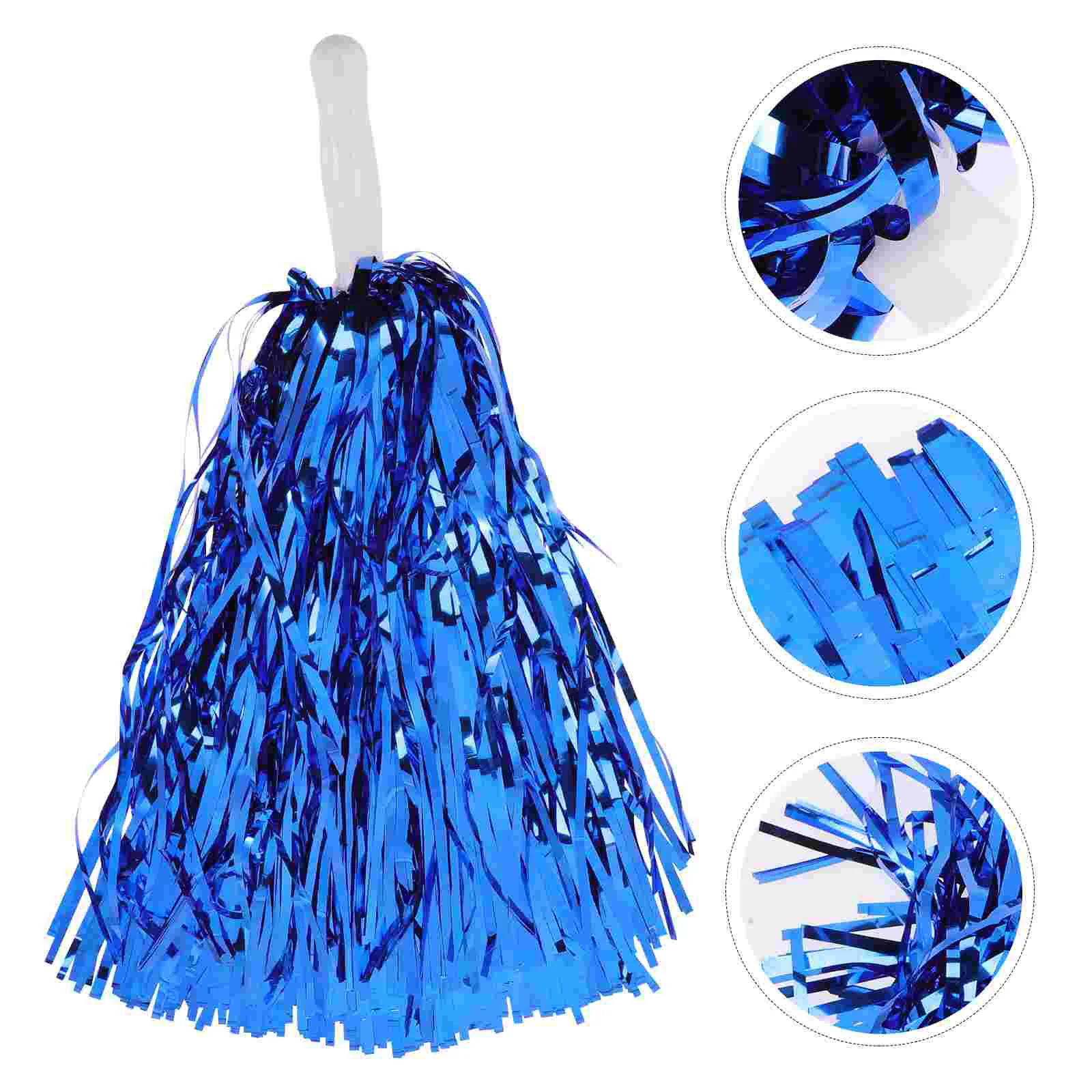 4pcs Cheerleader Pom Poms Cheerleading Cheering Props for Sports Game Dance Party