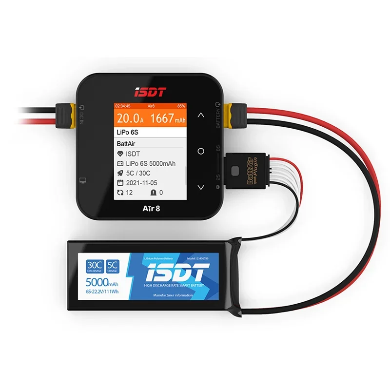 Chargeur intelligent LiPo 500W 20A pour drone RC