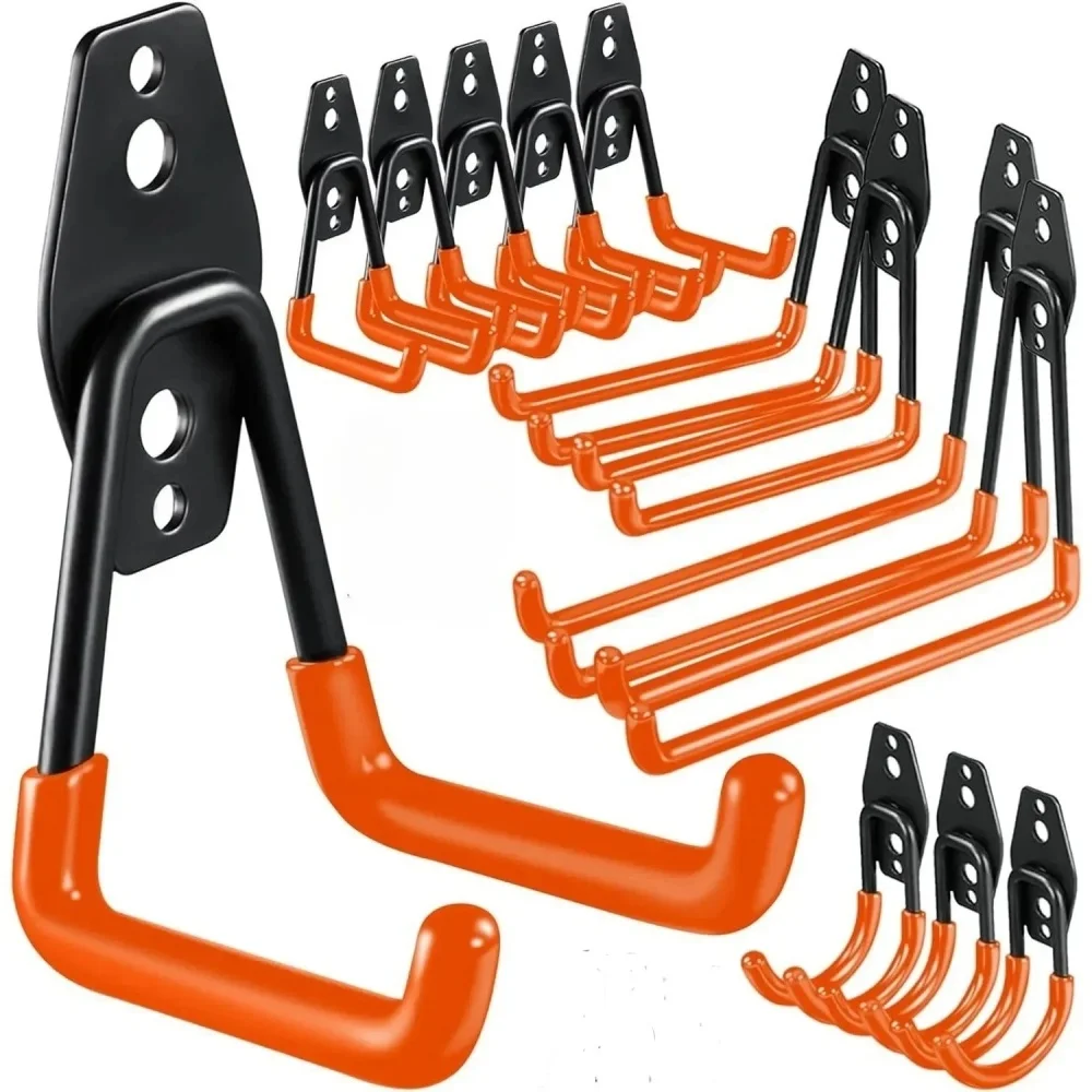 1PC Wall Mount Bicycle Hanger Hooks Heavy Duty Metal Hook Garage Organizer Wall Mount Anti-slip Storage Hook Garage Storage Too