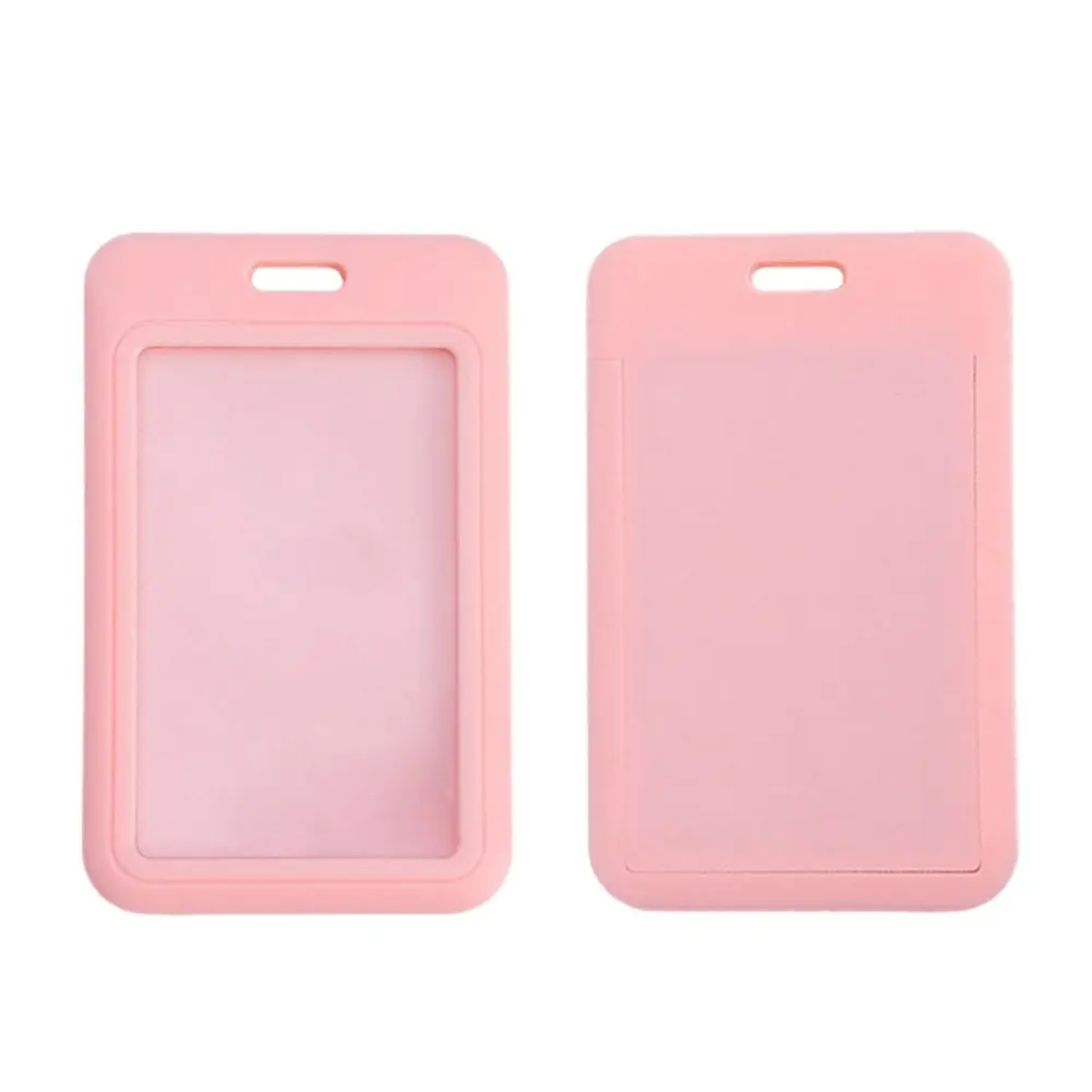 Minimalist Plastic Card Holder - Sleek Card Sleeve for Business, Credit, ID & Student Cards