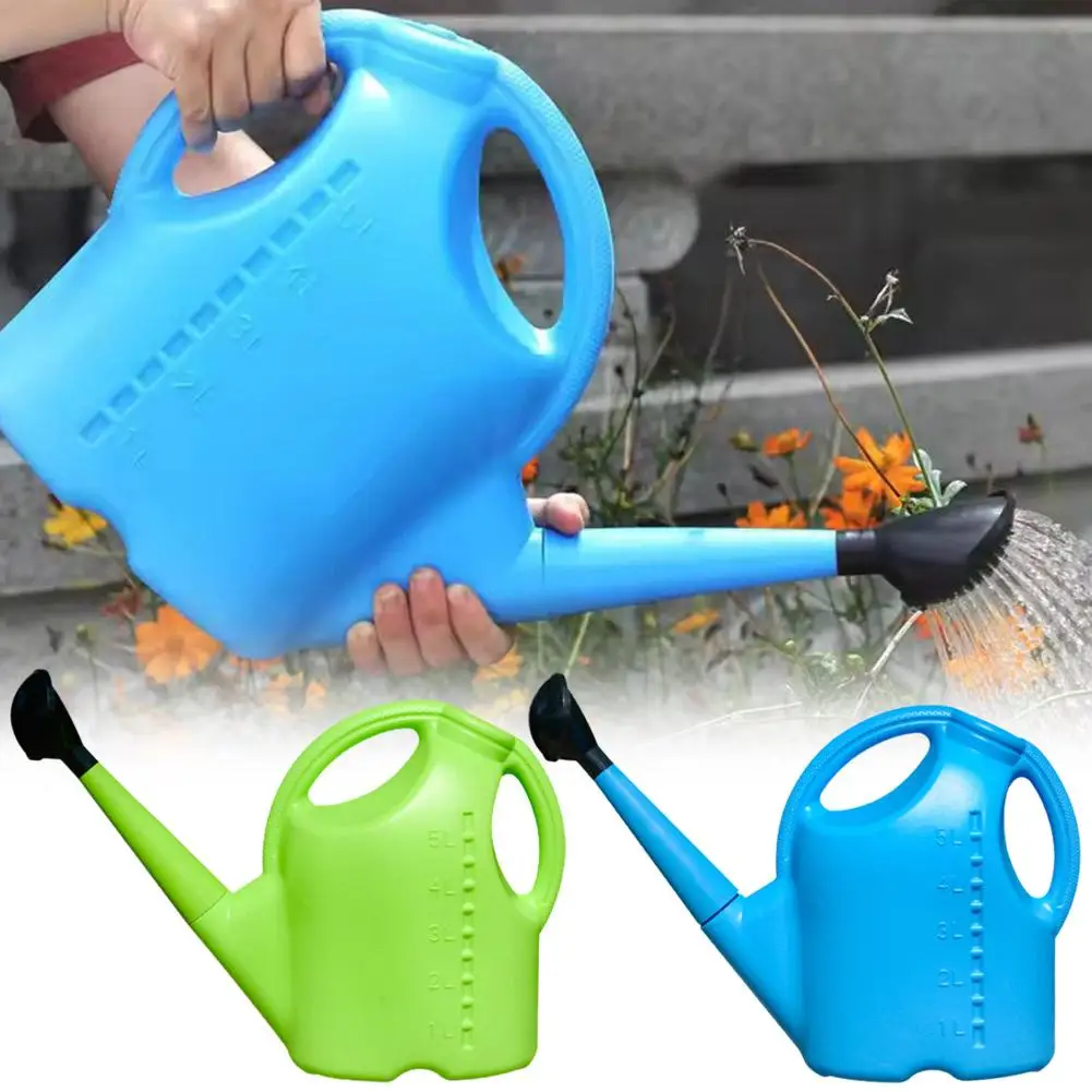 

Полив для растений на открытом воздухе со съемным длинным носиком, большая фотоемкость для садовых цветов, растений, уличный план M6m4