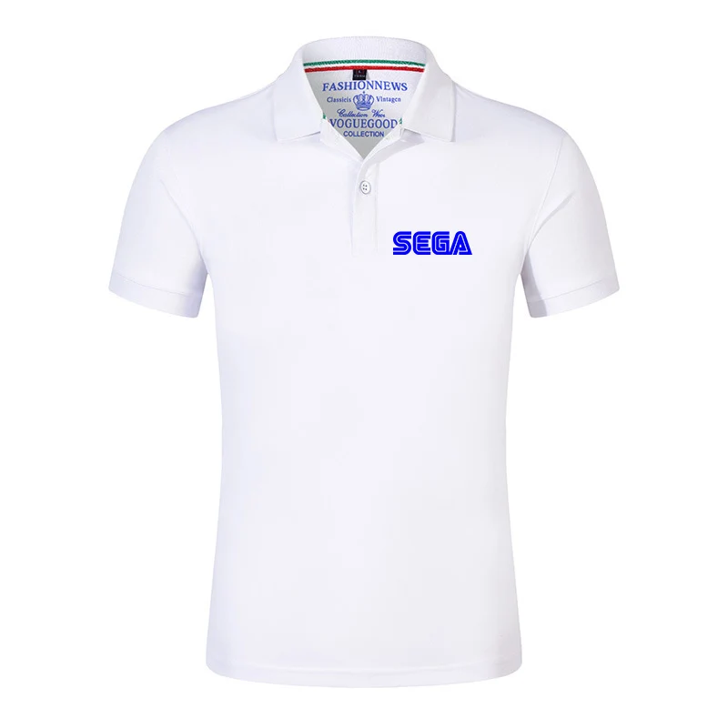 Sega 2023 Summer Trend Leisure POLO T-shirt Men's high-quality business lapel short-sleeved shirt