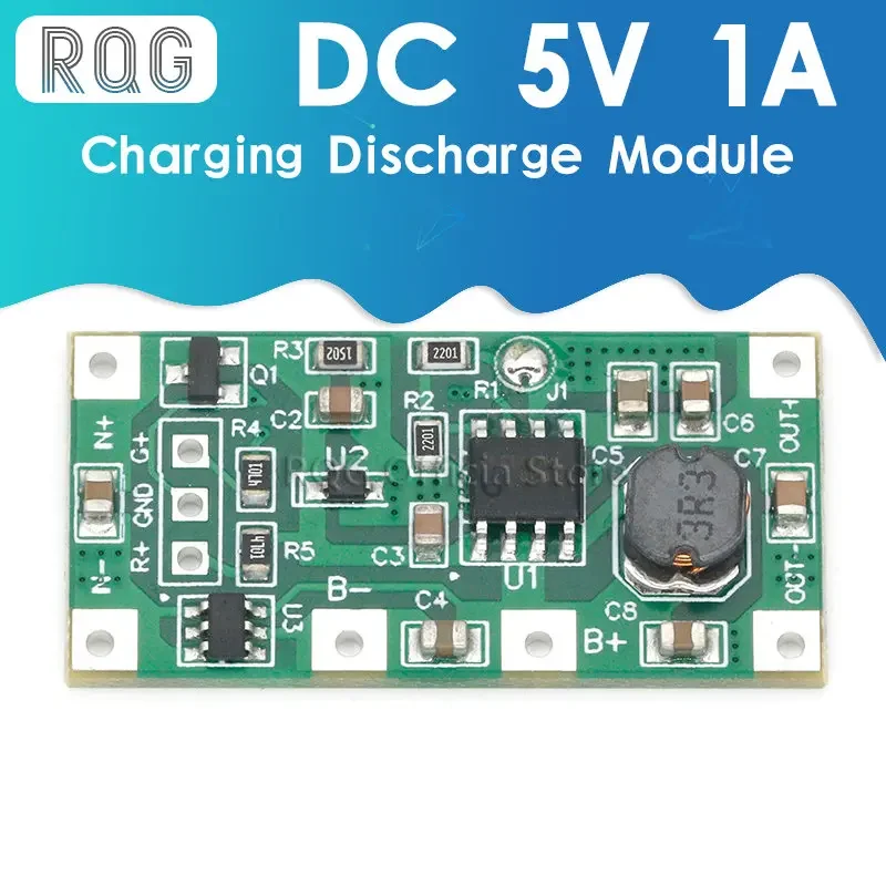 DC 5V 1A Charging Discharge Module for 18650 Lithium Battery UPS Voltage Converter Uninterruptible Power Supply Board