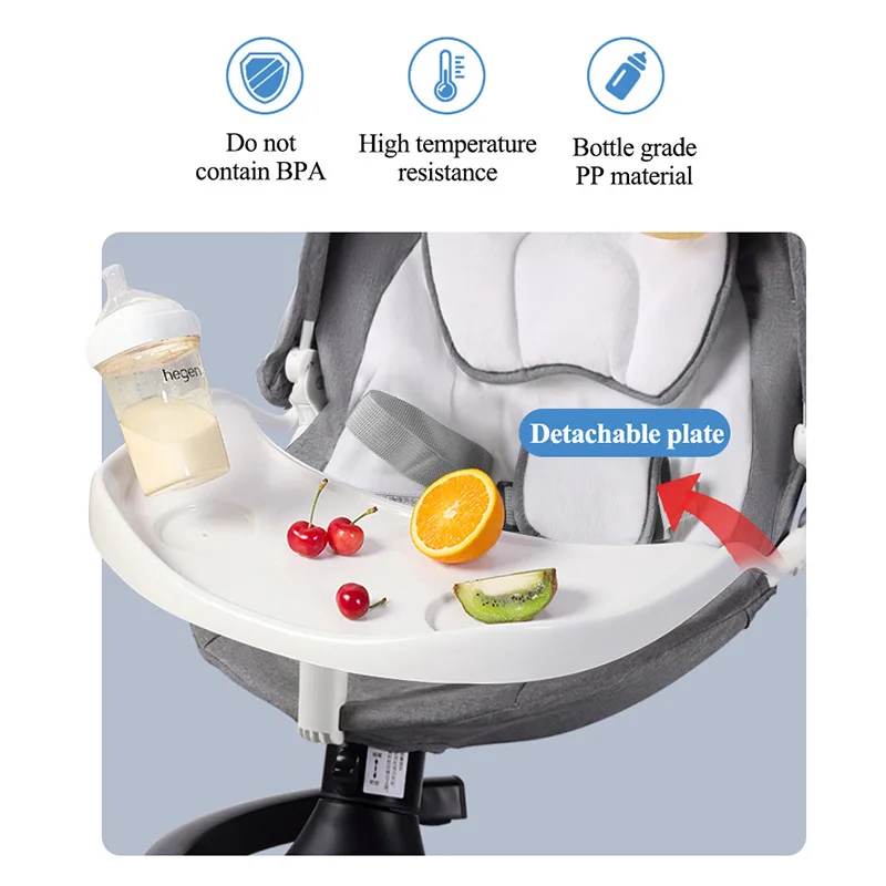 Chaise à bascule pour bébé, à entraînement électrique, multifonctionnelle