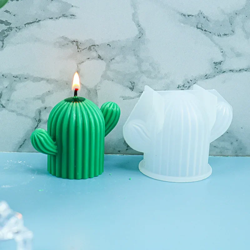 Cactus candle silicone mold Handmade Soap Epoxy Decoration Mould 3d silicone mold for candle making Home Handmade accessories silicone mold silicone candle mold aromatherapy candle mold silicone candle molds candle mold