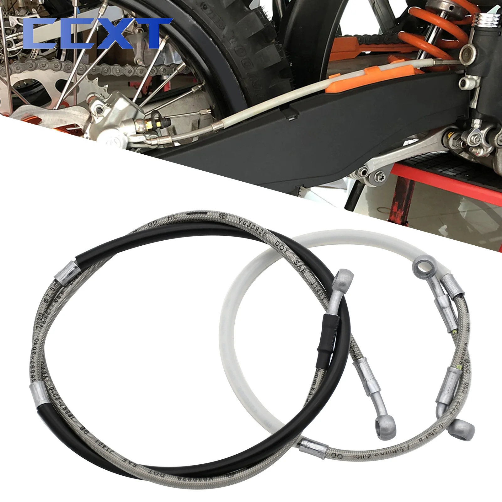 ECSiNG Fußstützenfedern 1 Paar - Verzinkt Für KTM EXC 125-530 & Husqvarna Motocross