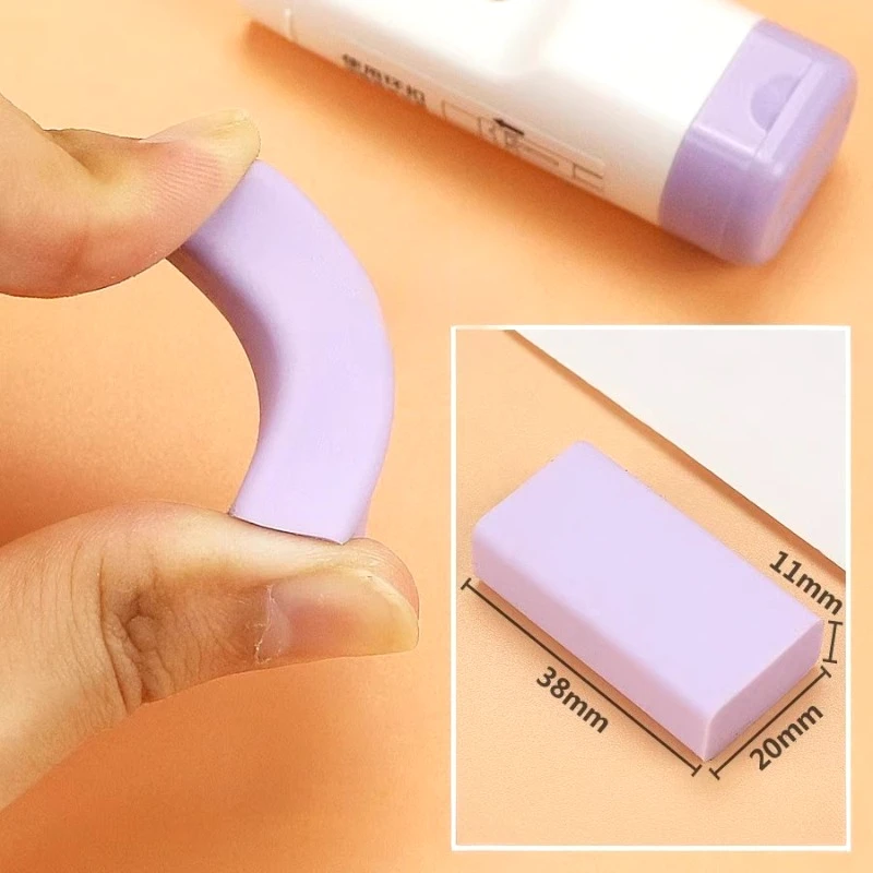 M&G 고무 연필깎이 2-in-1 연필깎이 고무 지우개 포함 흔적 없는 지우개 연필깎이