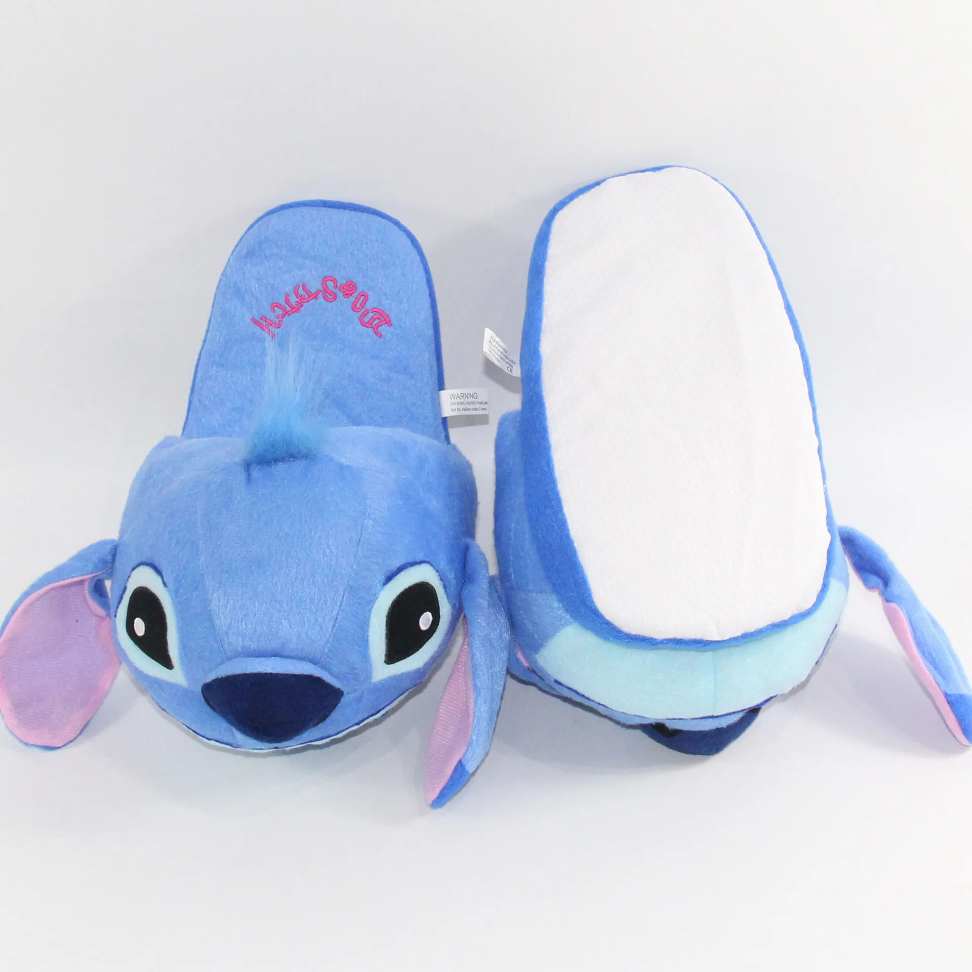 Cartoon Anime Lilo Stitch Cute Plush Stuffed Slippers For Home Cartoon  Winter Shoes Child Adult Toys Gifts - Action Figures - AliExpress