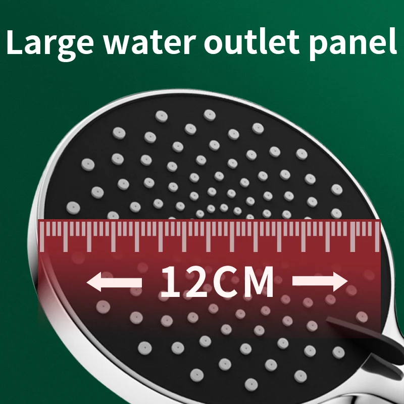 Shower Nozzle Bathroom Pressurized Hand Shower Package Accessories Shower Nozzle Large Water Output 5 Models Universal Adaptation
