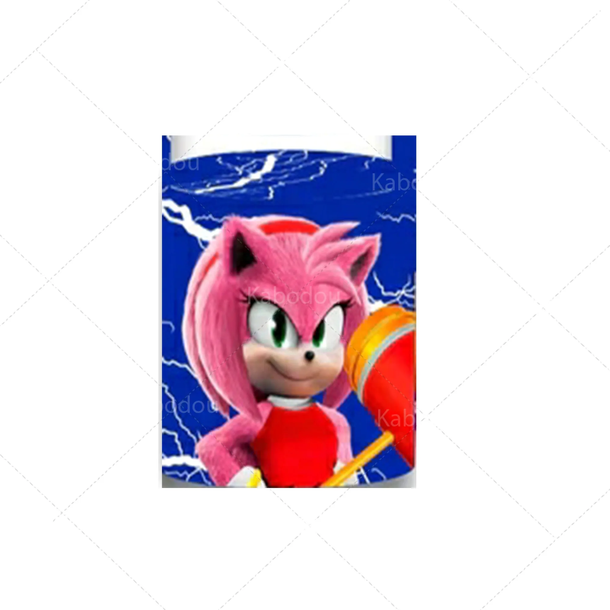 thumbnail image 1 of Fondo redondo de Sonic para niños, decoración de feliz cumpleaños, pancarta de fondo para fotografía, baby shower, cubierta cilíndrica, accesorios de estudio, 1 of 4