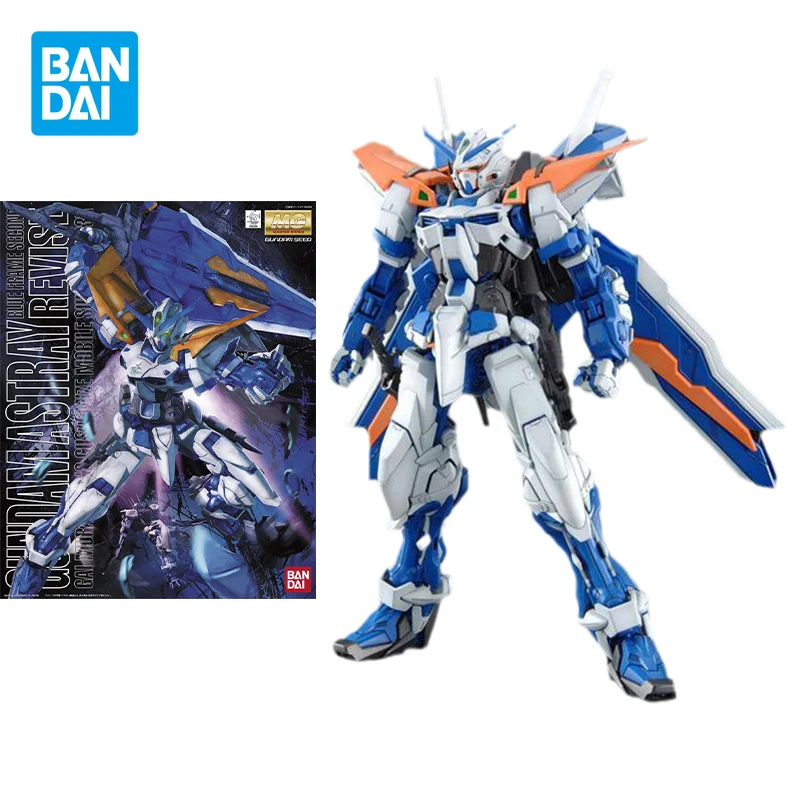 

Bandai Original Gundam Model Kit Anime Figure MG 1/100 Gundam Astray Blue Frame Second Action Figures Toys Gifts for Kids