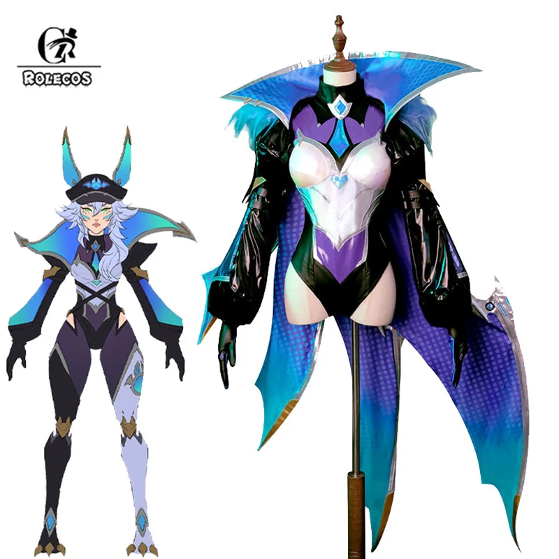 Lorecos-女性のためのバトルバットザヤのコスプレ衣装,新しい肌の