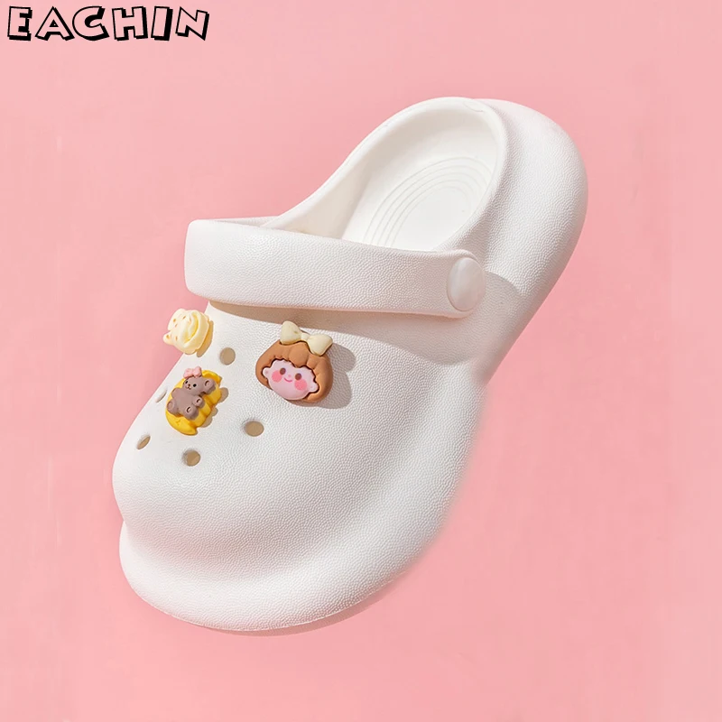 

Summer New Children's Cold Slippers Indoor Non -slip and Soft Bottom Comfort Cute Baby Hole Shoes Boys and Girls Home Slippers