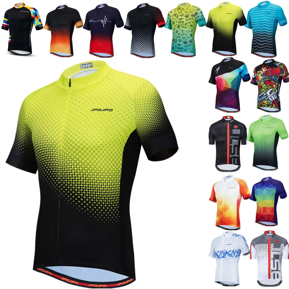 Cycling Jersey Men Bike Top MTB Bicycle Shirt Mountain Road Riding