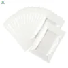 Retort Bag Plastic Bags Vacuum Heat Sealable Open Top Glossy Clear Transparent Flat Bottom Food Storage Pouches With Tear Notch 1