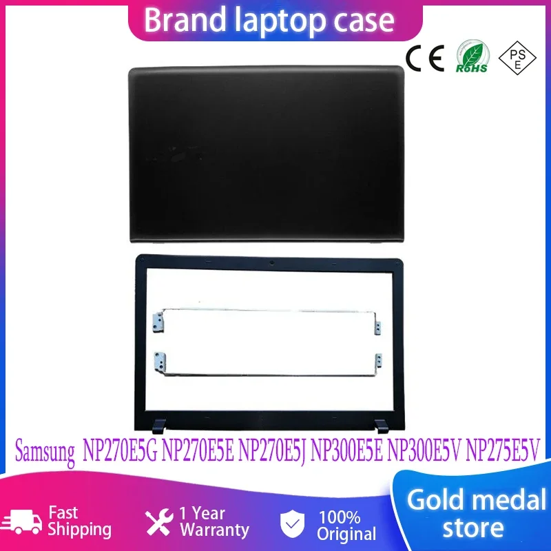 

For Samsung NEW LCD Back Cover NP270E5G NP270E5E NP270E5J NP300E5E NP300E5V NP275E5V Laptop Front Bezel Hinges