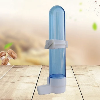 الحيوانات الأليفة الطيور البلاستيك السيارات المغذية الببغاء كوكاتيل تغذية مياه الشرب كوب وعاء موزع قفص الإمدادات - Image 5