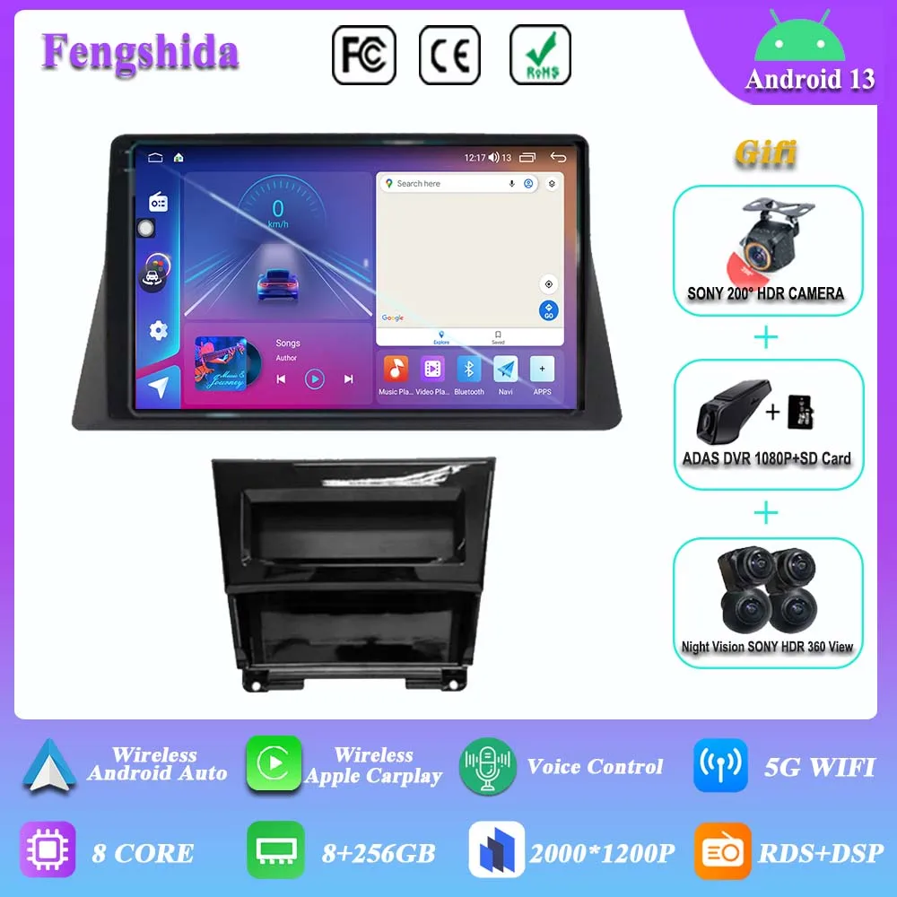 

7862 CPU Android 13 Car Radio DVD For Honda Accord 8 2008-2013 Stereo Multimedia Player Head Unit GPS Navigation 2DIN 7862 CPU