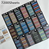18Packs 5400 Sheets Transparent Sticky Notes Self-Adhesive BookMarkers Annotation Reading Book Clear Tab Kawaii Cute Stationery 2