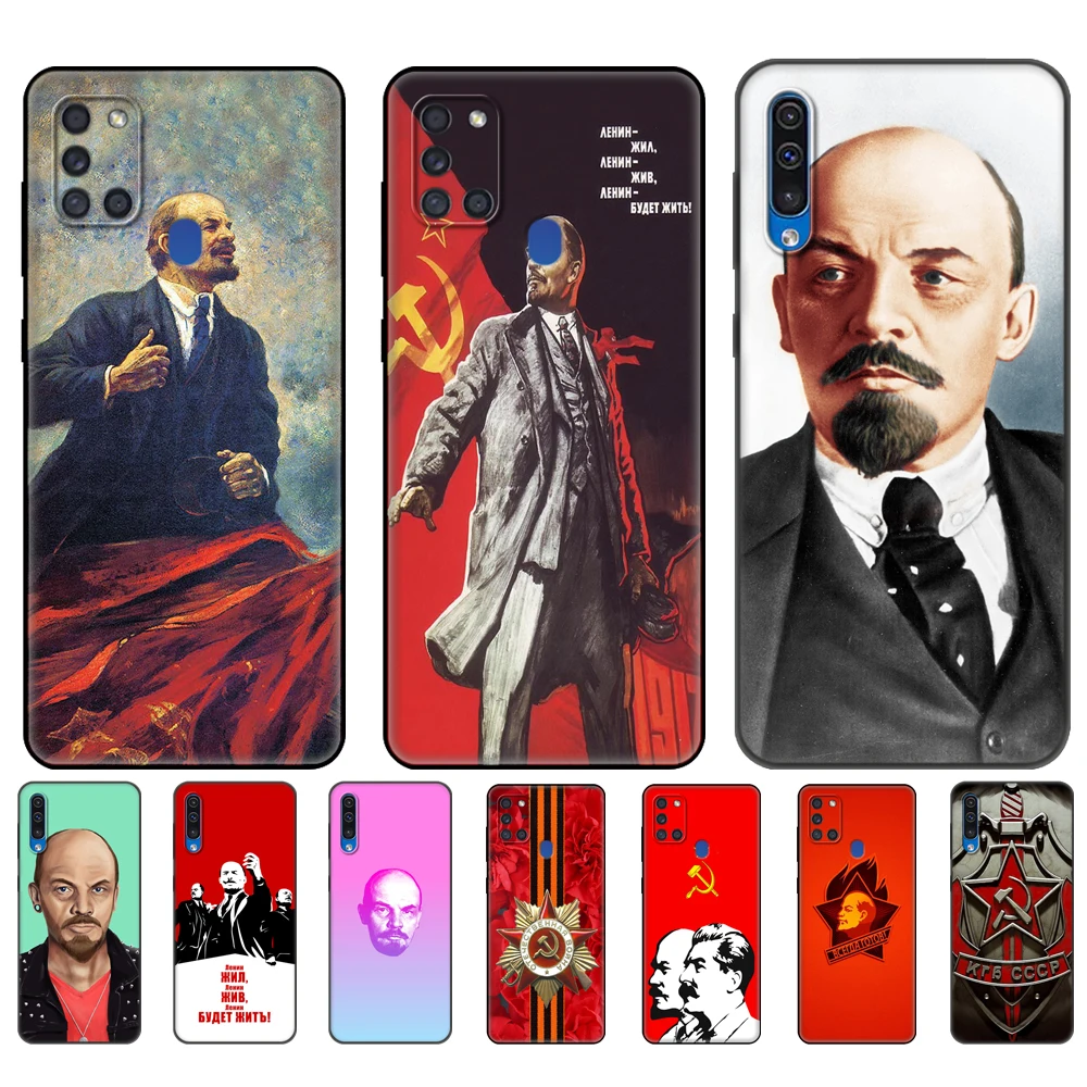 Черный чехол из ТПУ для Samsung Galaxy A50 50S A30S A10 A01 A11 A21S A31 A41 A51 A71 M21 M30S S10 LITE с флагом