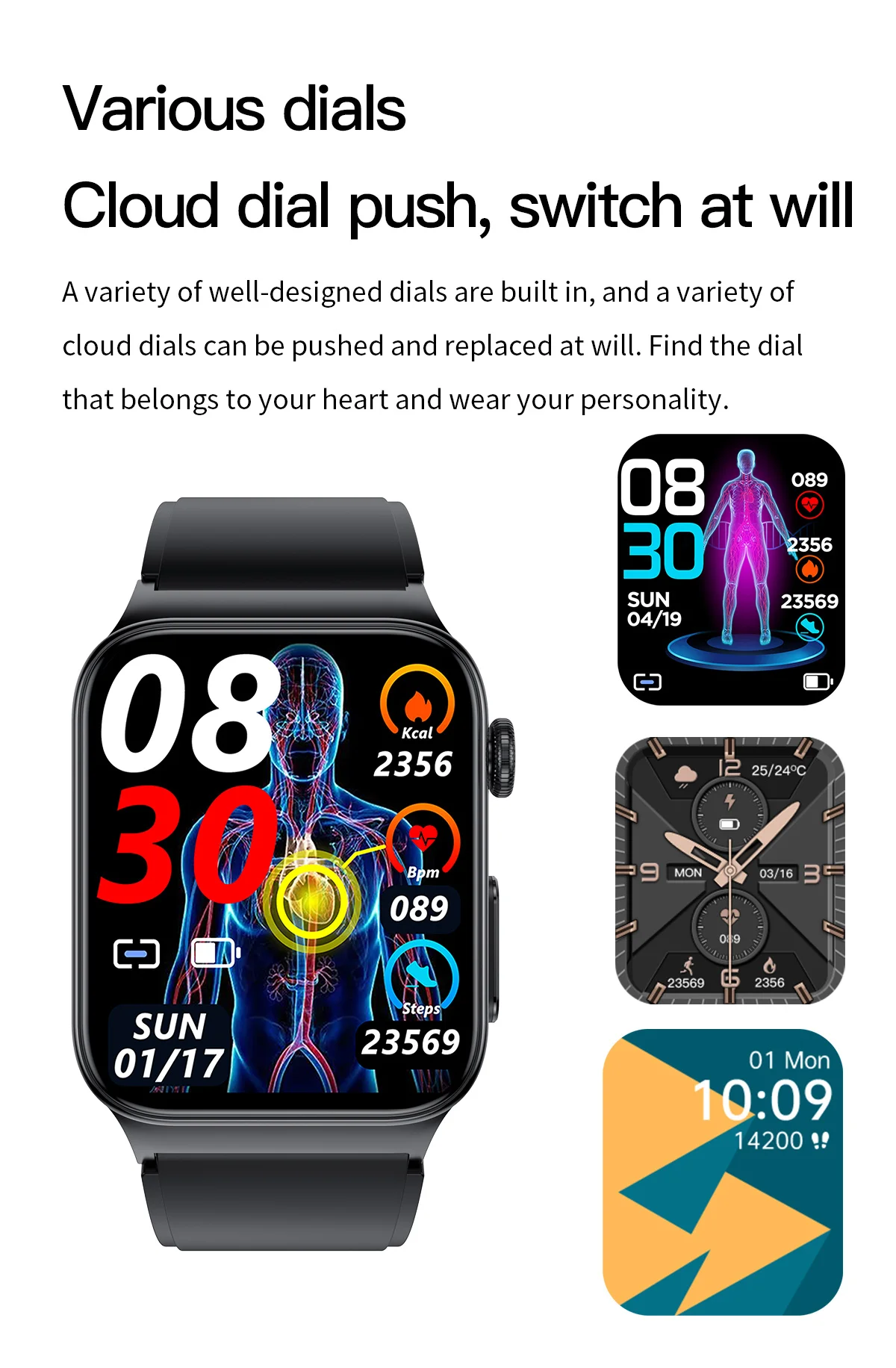 S2ae16968a899436bbd344a5058c33eb10 - E500 Smart Watch For Man Blood Glucose ECG Monitoring Blood Pressure Body Temperature Smartwatch For Women IP68 Fitness Tracker