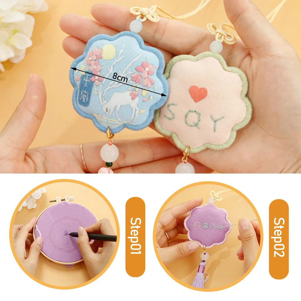 DIY Embroidery Amulet Kit 4