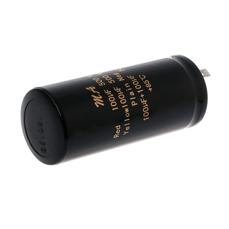 100+100uf,50+50uf,32+32uf,500V Electrolytic Double Amplifier Capacitors 2