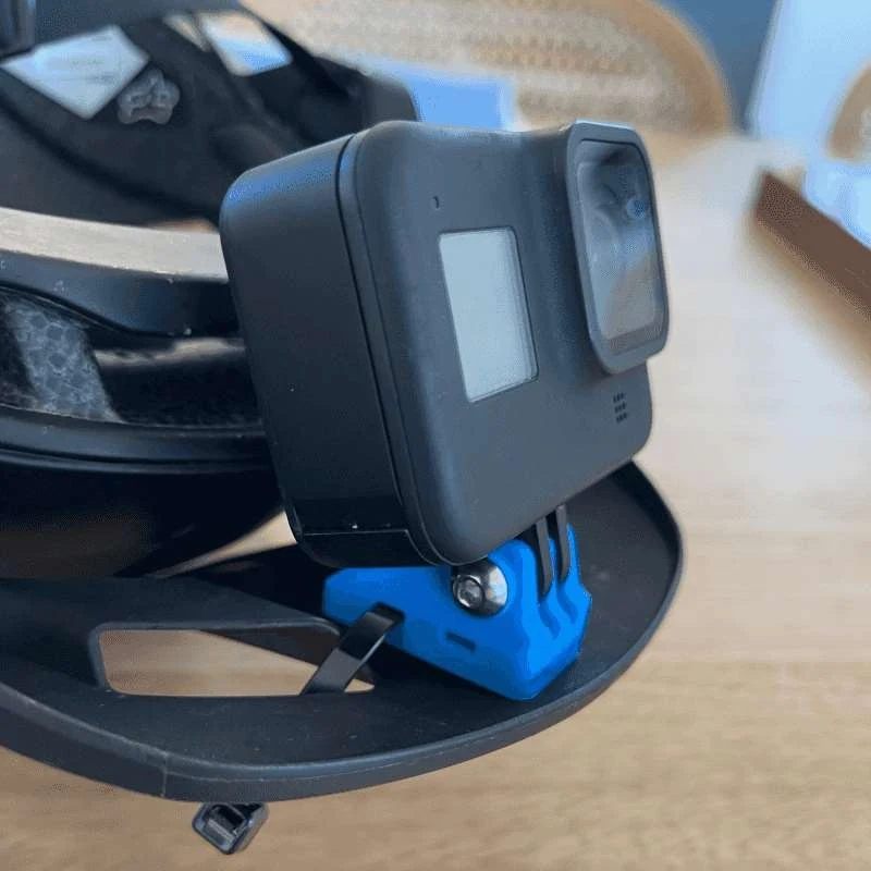 Support Fixation Caméra Action 360° pour Casque - Adaptateur Universel
