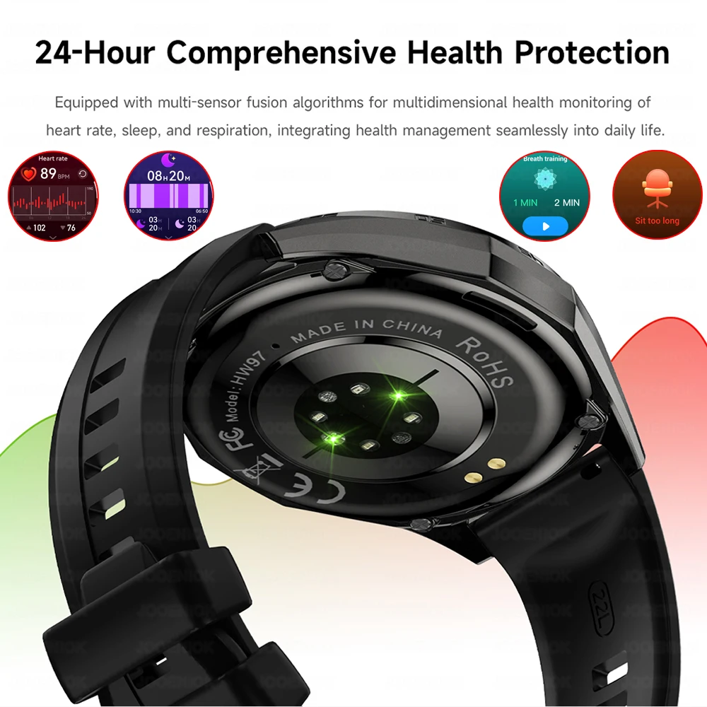 2026 New G.T. Series FPS Smartwatch Men 1.53-inch AMOLED NFC Bluetooth Call 3ATM Waterproof Heart Rate Smart Watch Android IOS