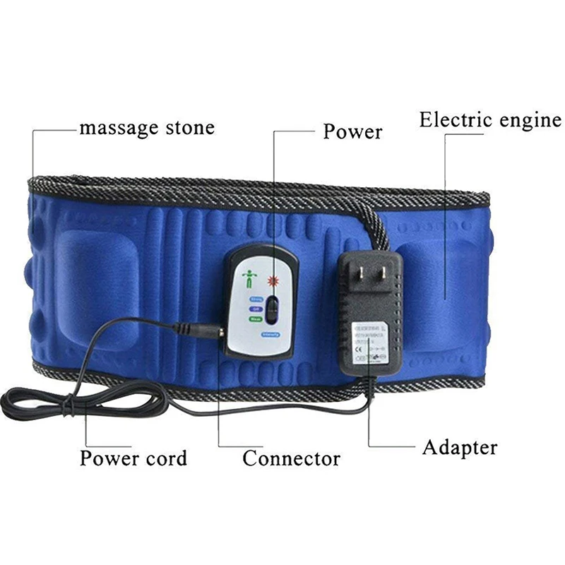 Electric Abdominal Stimulator Body Vibrating Slimming Belt Belly Muscle Waist Trainer Massager X5 Times Weight Loss Fat Burning muscle stimulator abdominal muscle stimulator