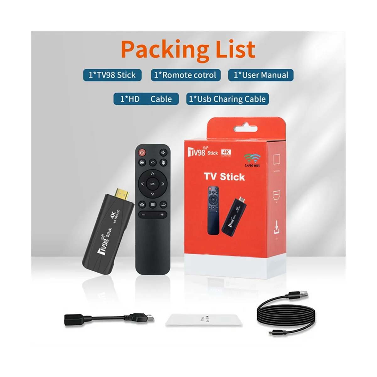 

ТВ-приставка Rockchip 3228A -Core Android 12.1 2,4G Wifi 1 ГБ 8 ГБ 4K