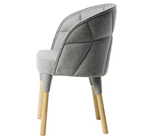 Commercial Restaurant Furniture Modern Fabric Upholstered Chair Design Emily Chair Nordic Restaurant Furniture