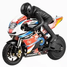 E-RIDER 1/10 RCバイク 赤/白 E-RIDER 1/10 RCバイク 赤/白