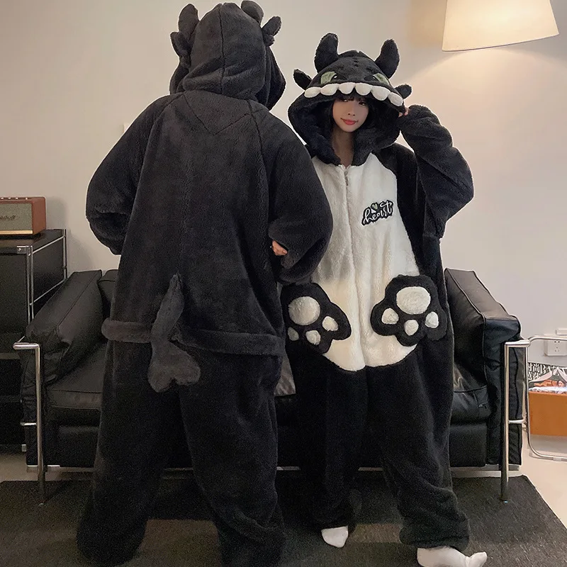 Couples Matching Outfits ABPTBAZ Adult Onesie Pajamas Animal