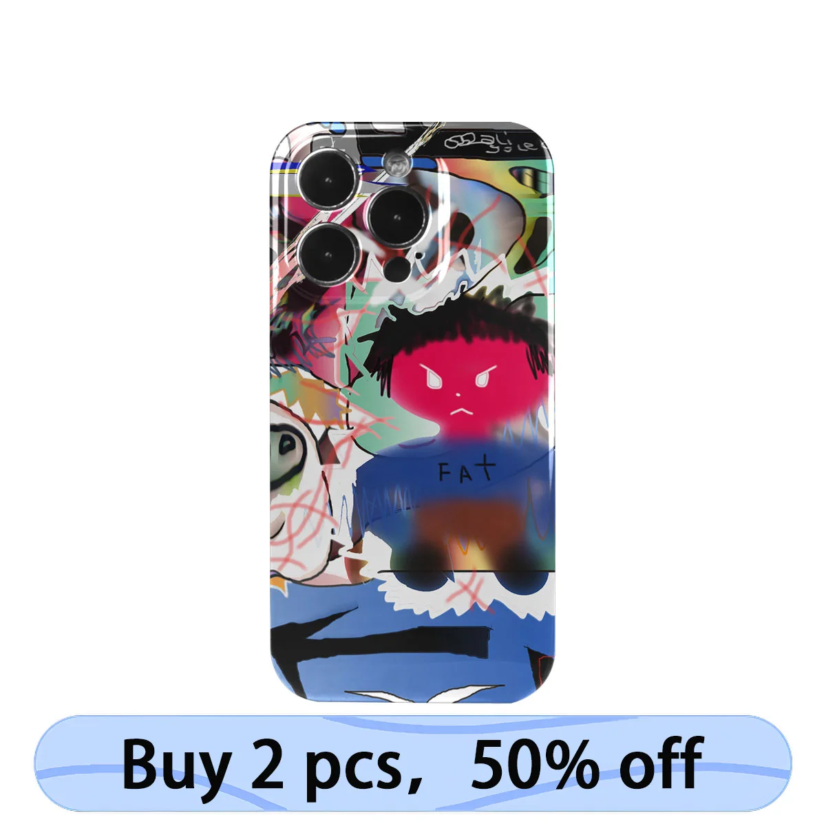 Custodia Per Telefono Coque Iphone Art Graffiti Enjoy Street Retro Cover Per Iphone 15 14 13 12 11 Pro Max Plus Imd 2 In 1